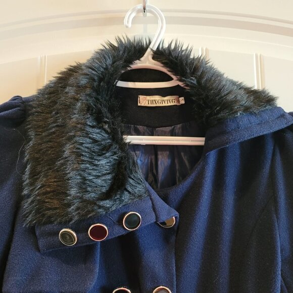 Thxgiving tailored Pea Coat - Picture 3 of 6